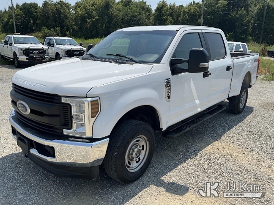 (Madisonville, KY) 2019 Ford F250 4x4 Crew-Cab Pickup Truck Runs & Moves) (Dash Warning Indicators O