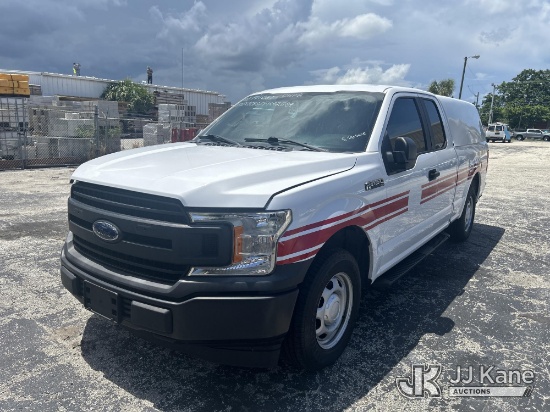 (West Palm Beach, FL) 2018 Ford F150 Extended-Cab Pickup Truck Not Running, Condition Unknown) (Engi