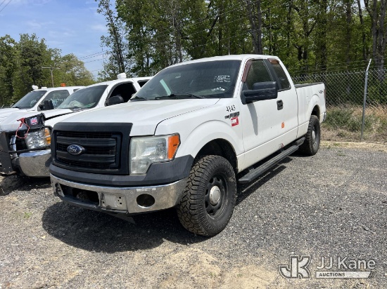 (Chester, VA) 2013 Ford F150 4x4 Extended-Cab Pickup Truck Not Running, Condition Unknown, Exterior