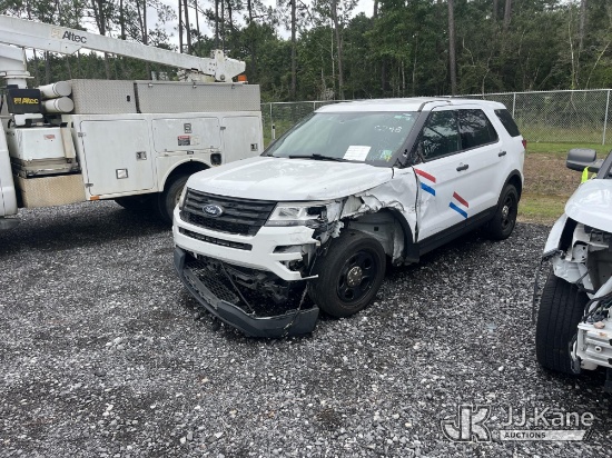 (Hammond, LA) 2019 Ford Explorer AWD Police Interceptor 4-Door Sport Utility Vehicle Not Running, Co