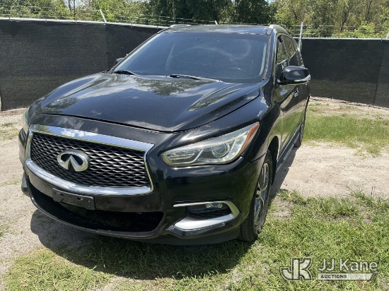 (Tampa, FL) 2016 Infiniti QX60 4-Door Sport Utility Vehicle Runs & Moves) (Suspension Deficiencies,