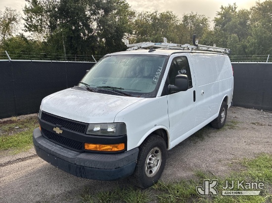 (Tampa, FL) 2018 Chevrolet Express G2500 Cargo Van Runs & Moves )(FL Residents Purchasing Titled Ite