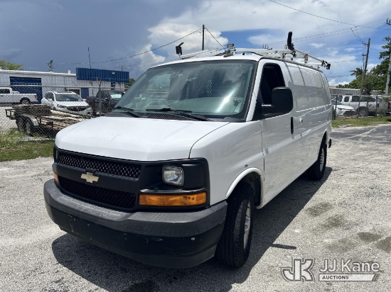 (West Palm Beach, FL) 2017 Chevrolet Express 2500 Cargo Van Runs & Moves) (Exterior Defects-Front Pa