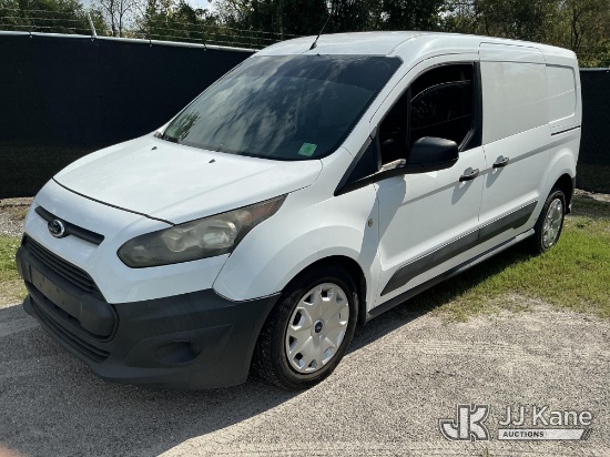 (Tampa, FL) 2016 Ford Transit Connect Mini Cargo Van Runs & Moves) (Interior Defects-Insect Issue) (