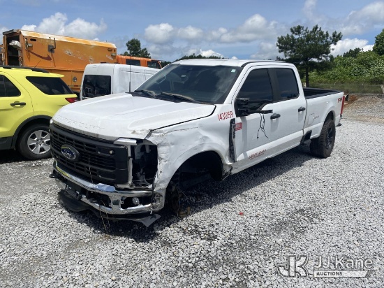(Villa Rica, GA) 2023 Ford F-350 Crew-Cab Pickup Truck Runs, Does Not Move) (Collision Issues, Struc