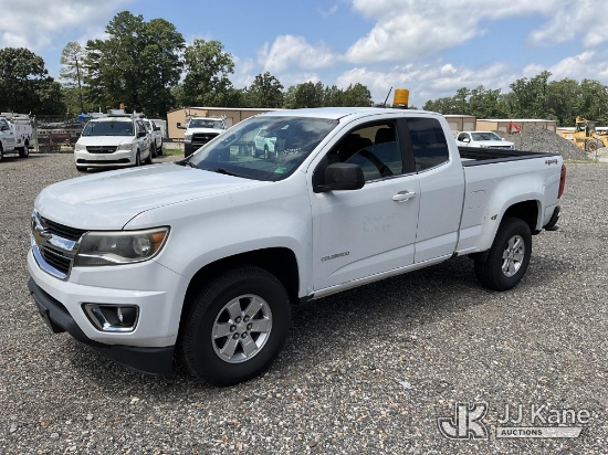 (Chester, VA) 2018 Chevrolet Colorado 4x4 Extended-Cab Pickup Truck Runs & Moves