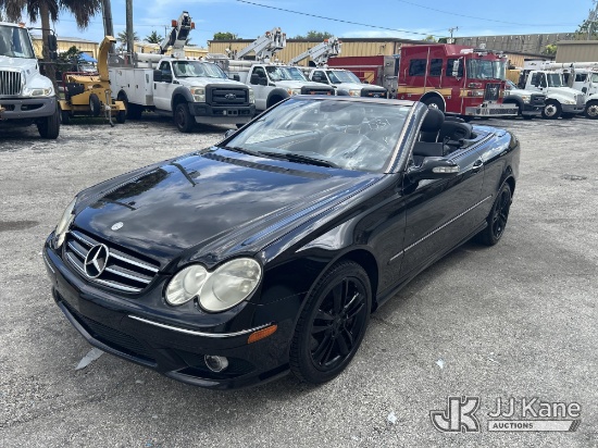 (West Palm Beach, FL) 2007 Mercedes-Benz CLK-Class CLK550 Cabriolet Convertible Runs, Moves & Conver