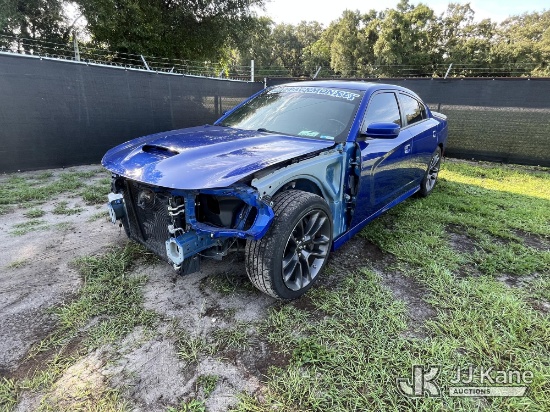 (Tampa, FL) 2021 Dodge Charger Scat Pack 4-Door Sedan, State of Florida Unit Runs & Moves) (Collisio