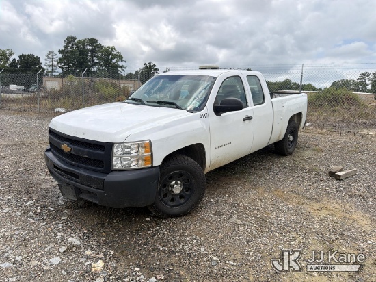 (Chester, VA) 2012 Chevrolet Silverado 1500 4x4 Extended-Cab Pickup Truck Not Running, Condition Unk