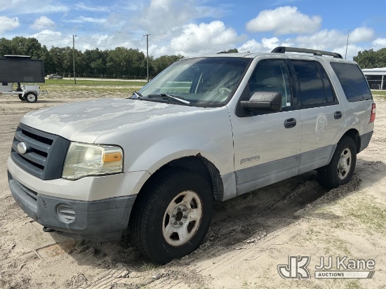 (Tampa, FL) 2007 Ford Expedition XLT 4-Door Sport Utility Vehicle, State of Florida Unit Not Running