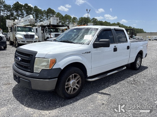(Hammond, LA) 2014 Ford F150 Crew-Cab Pickup Truck Runs & Moves) (Windshield Defects, Interior Defec