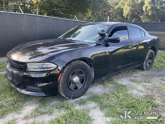 (Tampa, FL) 2019 Dodge Charger Police 4-Door Sedan, State of Florida Unit Runs & Moves) (Structural