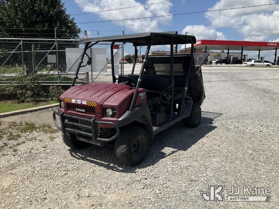 (Villa Rica, GA) 2018 Kawasaki Mule 4010 4x4 Yard Cart MSO ONLY) (Runs & Moves) (Engine Performance