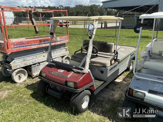 (Tampa, FL) 2010 Club Car Carryall 6 Electric Golf Cart Not Running, Condition Unknown