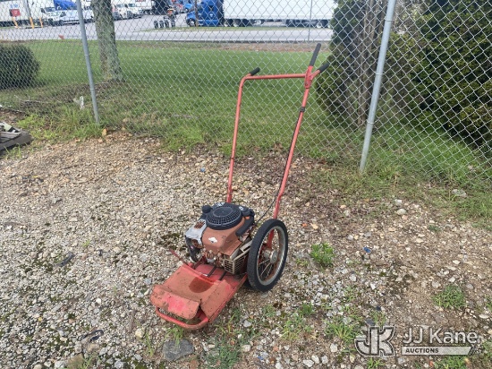 (Villa Rica, GA) Sarlo High Wheel Gas Mower (Condition Unknown) NOTE: This unit is being sold AS IS/