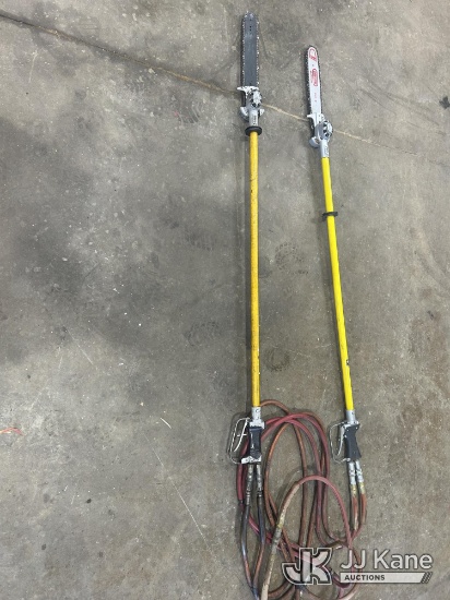 (Mayfield, KY) Two (2) Greenlee Hydraulic Pole Saw Operates