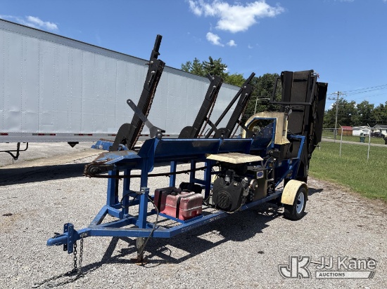 (Lebanon, TN) 2011 Dyna Firewood Processor Kohler Gas Engine, Side Loading Hydraulics, 18 foot Outfe