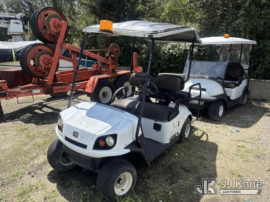 (Jacksonville, FL) 2019 Cushman Golf Cart Non-Titled) (Not Running, Condition Unknown) (No Keys, Ext