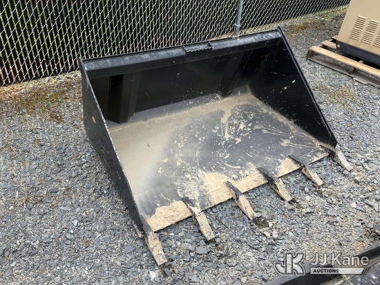 (China Grove, NC) 60 In Skid Steer Bucket w/Teeth (New/Unused) NOTE: This unit is being sold AS IS/W