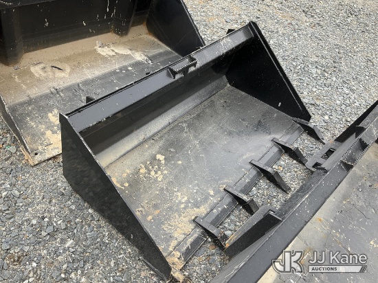 (China Grove, NC) 60 In Skid Steer Bucket w/Teeth (New/Unused) NOTE: This unit is being sold AS IS/W