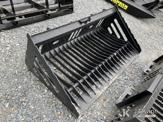 (China Grove, NC) 68 In Skid Steer Rock Bucket (New/Unused) NOTE: This unit is being sold AS IS/WHER