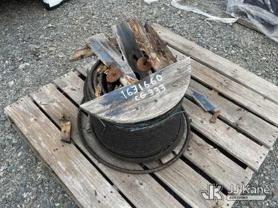(China Grove, NC) Spool of Winch Cable (Unused) NOTE: This unit is being sold AS IS/WHERE IS via Tim