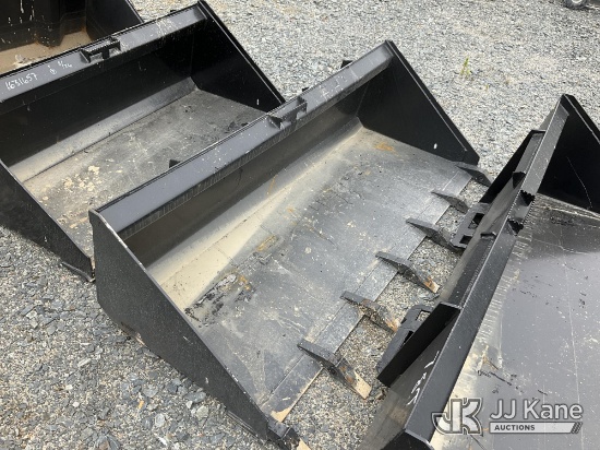 (China Grove, NC) 74 In Skid Steer Bucket w/Teeth (New/Unused) NOTE: This unit is being sold AS IS/W