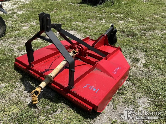 (Tampa, FL) 5 Foot 3 Point Hitch Tractor Rotary Mower PTO Driven (Corrosion Corrosion, Condition Unk