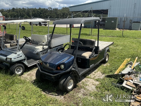 (Tampa, FL) 2016 EZ-GO Shuttle 2 Electric Golf Cart Not Running, Condition Unknown) (No Key, Corrosi