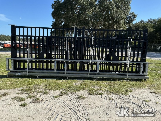 (Tampa, FL) 3 Sets of Iron Gates Bi-Parting For 20Ft Opening with Mounting Posts Included (Condition