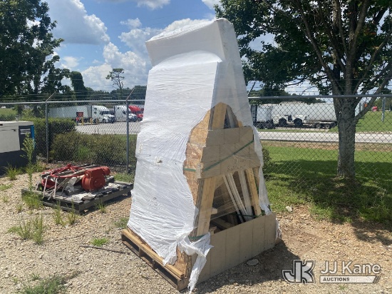 (Villa Rica, GA) Little Cottage Co. 8 x 10 Wooden Storage Shed (with Floor) (New/Unused) (Not Painte