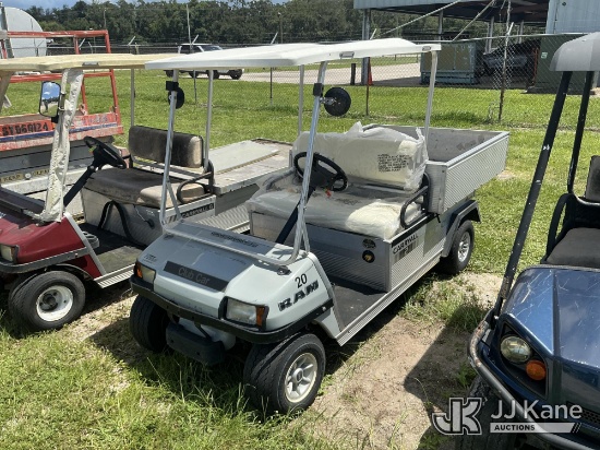 (Tampa, FL) 2011 Club Car Carryall 2 Electric Golf Cart Not Running, Condition Unknown