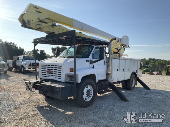 (Villa Rica, GA) HiRanger TCX-55, Articulating Material Handling Bucket Truck rear mounted on 2006 G