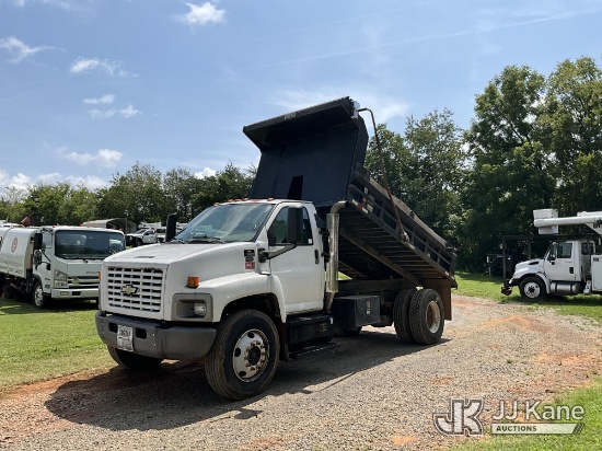 (Kodak, TN) 2006 Chevrolet C7500 Dump Truck Runs, Moves & Dump Operates