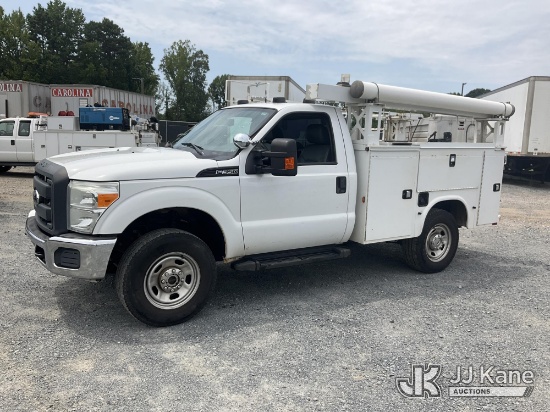 (China Grove, NC) 2016 Ford F350 SD 4X4 Service Truck Duke Unit) (Runs & Moves