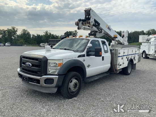 (Verona, KY) Altec AT40-MH, Articulating & Telescopic Material Handling Bucket Truck mounted behind