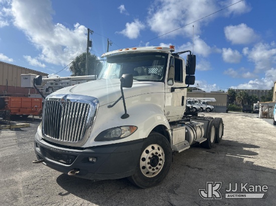 (West Palm Beach, FL) 2014 International Prostar +122 6x4 Truck Tractor Runs & Moves)( FL Residents