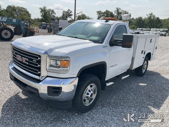 (Verona, KY) 2018 GMC Sierra 2500 Service Truck Runs & Moves) (Dash Warning Indicators On
