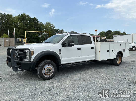 (China Grove, NC) 2019 Ford F550 4X4 Crew-Cab Service Truck Runs & Moves