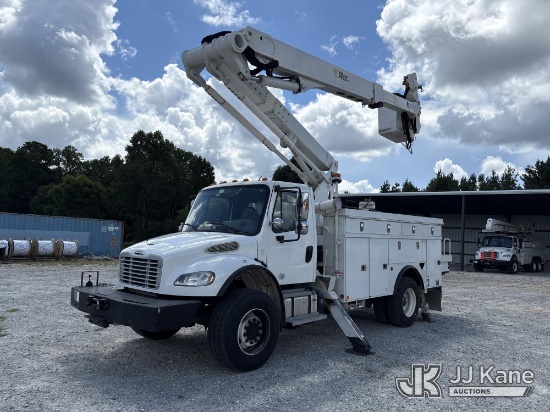 (Ozark, AL) Altec TA50, Articulating & Telescopic Material Handling Bucket Truck mounted behind cab