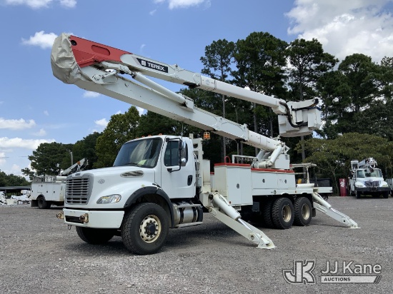(Graysville, AL) Terex TM100, Articulating & Telescopic Material Handling Elevator Bucket Truck rear