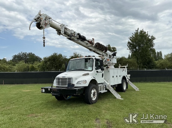 (Tampa, FL) Altec DM47B-TR, Digger Derrick rear mounted on 2018 Freightliner M2 106 Utility Truck, R