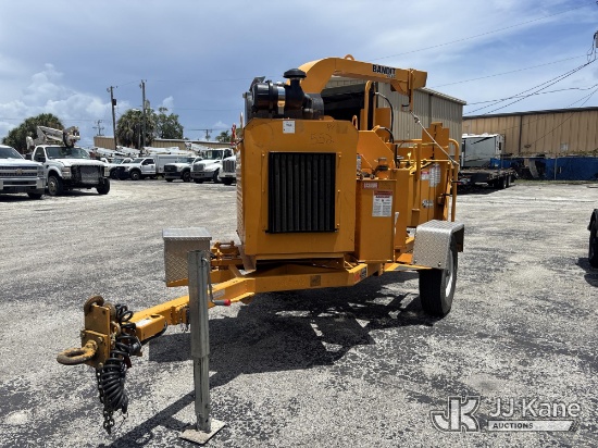 (West Palm Beach, FL) 2023 Bandit 200UC Chipper (12in Disc), trailer mtd. Not Running, Condition Unk