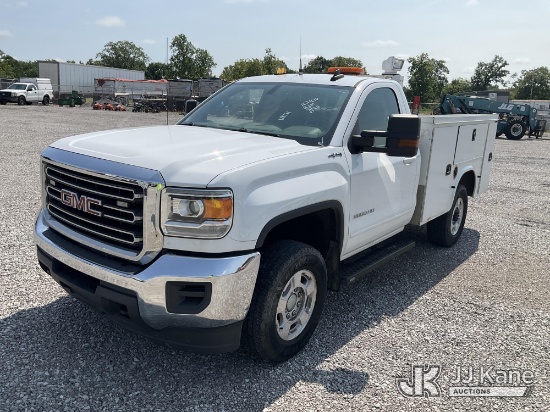 (Verona, KY) 2018 GMC Sierra 2500 Service Truck Runs & Moves) (Dash Warning Indicators On