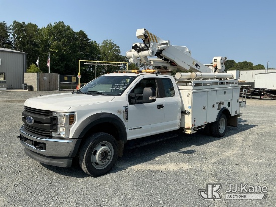 (China Grove, NC) Altec AT41MH, Articulating & Telescopic Material Handling Bucket Truck mounted beh