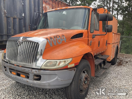 (Villa Rica, GA) 2007 International 4300 Crew-Cab Enclosed Utility Truck Not Running, Condition Unkn