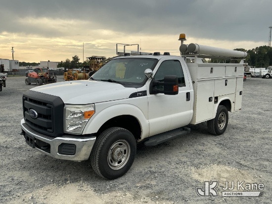 (China Grove, NC) 2016 Ford F350 4x4 Service Truck Duke Unit) (Runs & Moves