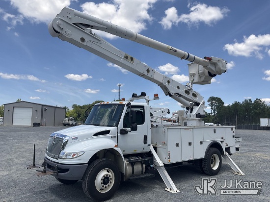 (China Grove, NC) Altec AA55-MH, Articulating Material Handling Bucket Truck rear mounted on 2019 In