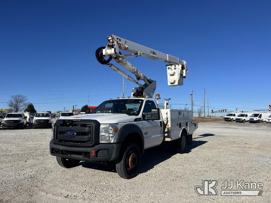 (Villa Rica, GA) Altec AT40G, Articulating & Telescopic Bucket Truck mounted behind cab on 2016 Ford