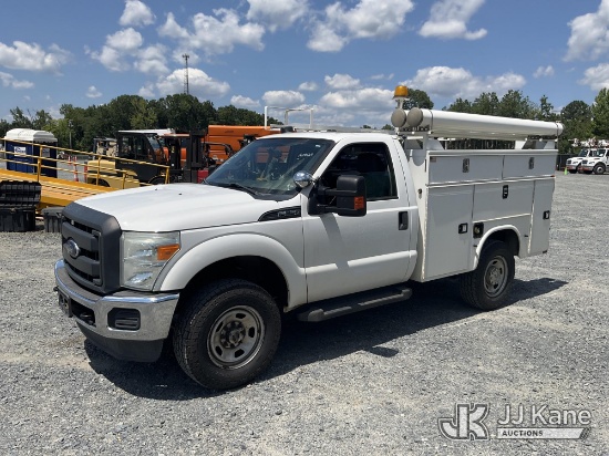 (China Grove, NC) 2016 Ford F350 4x4 Service Truck Duke Unit) (Runs & Moves
